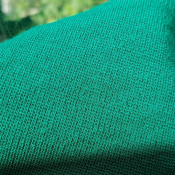 Vintage 50s Green Knit Cropped Sweater Small - Picture 6 of 6